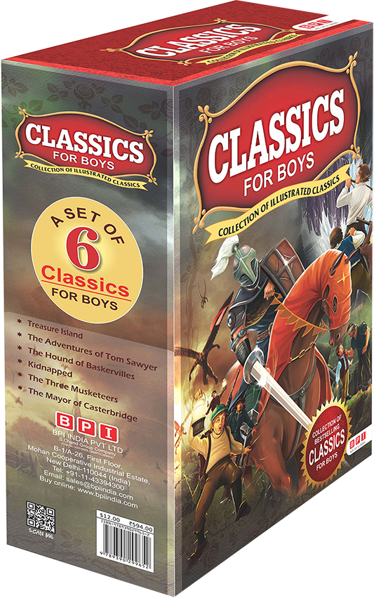 Classics For Boys (Pack of 6 Books Set)