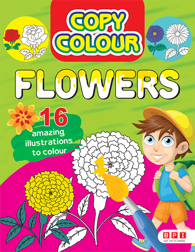 Copy Colour Flowers