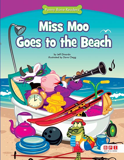 Miss Moo Goes To The Beach