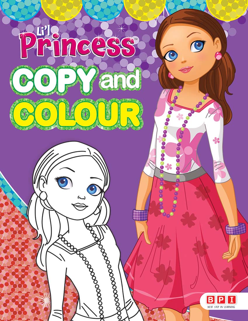 Copy and Colour 2 – Li’l Princess