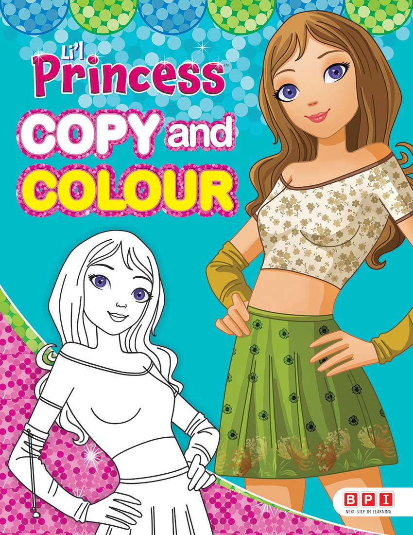 Copy and Colour 1 – Li’l Princess