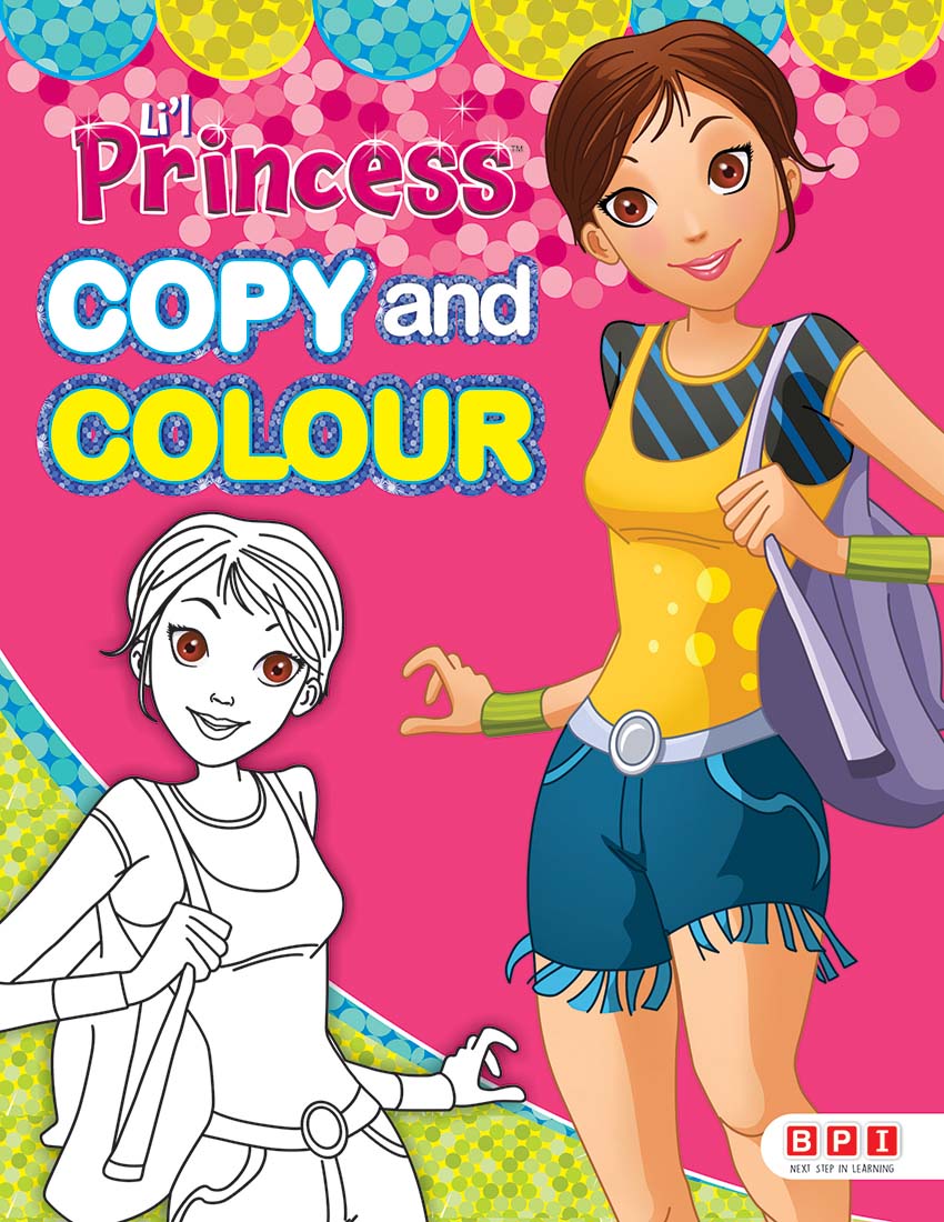Copy and Colour 3 – Li’l Princess