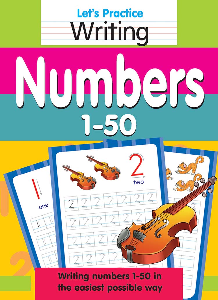 1-50 Numbers Writing