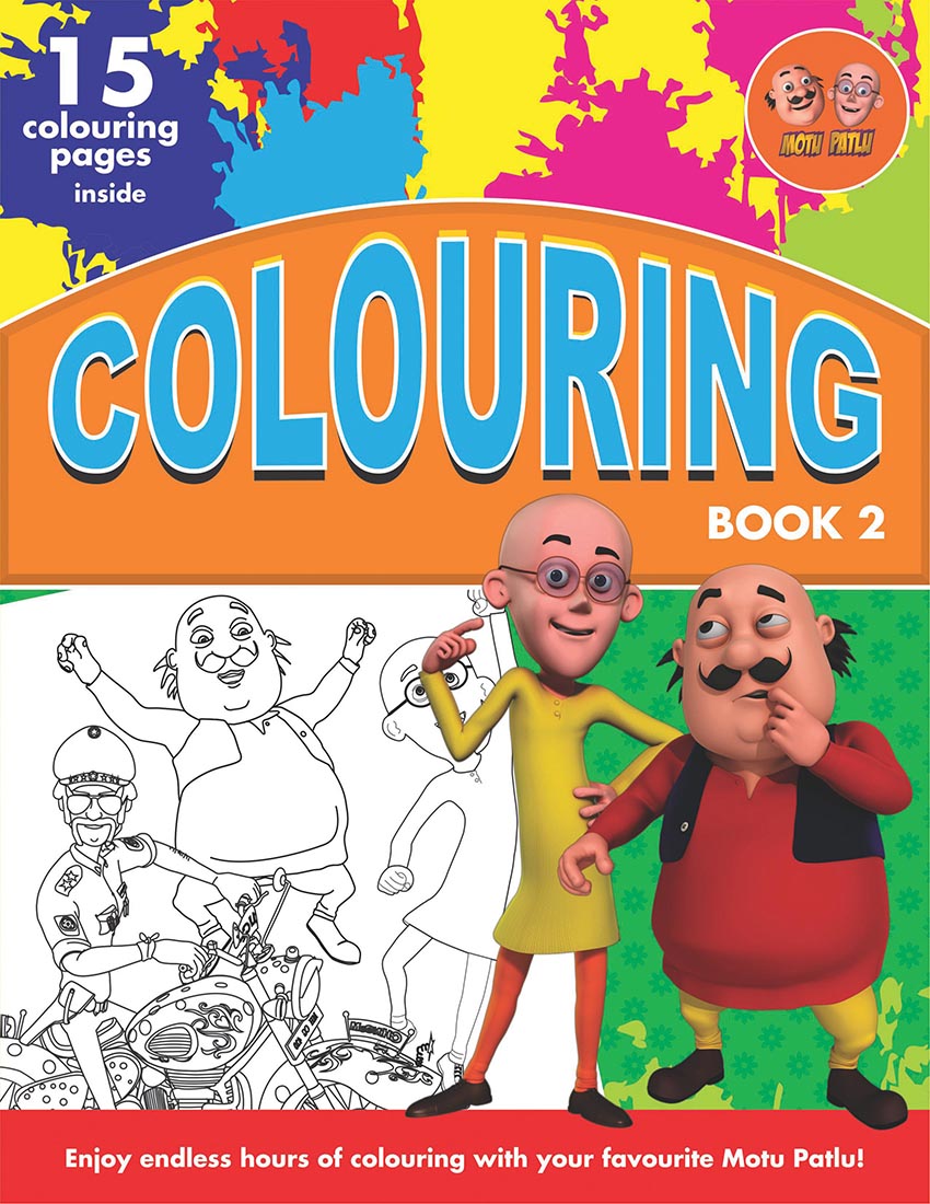 Motu Patlu Colouring Book 2
