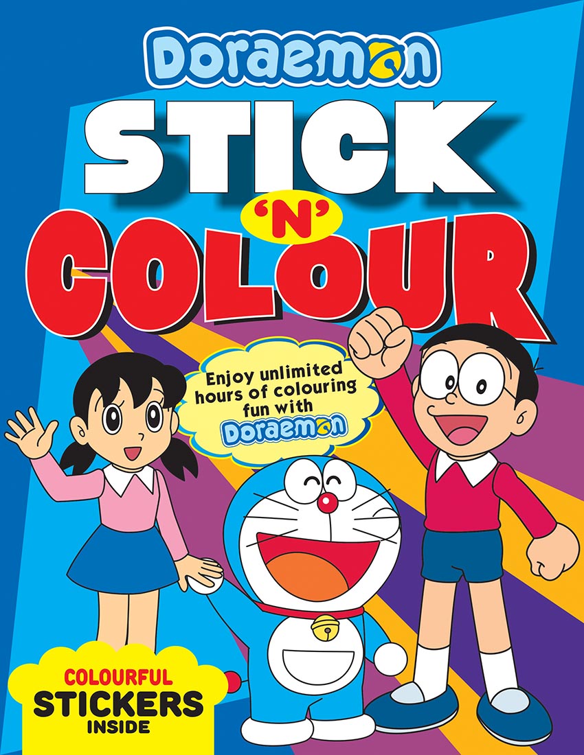 Doraemon Stick ‘N’ Colour (Blue Cover)