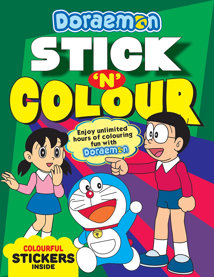 Doraemon Stick ‘N’ Colour (Green Cover)