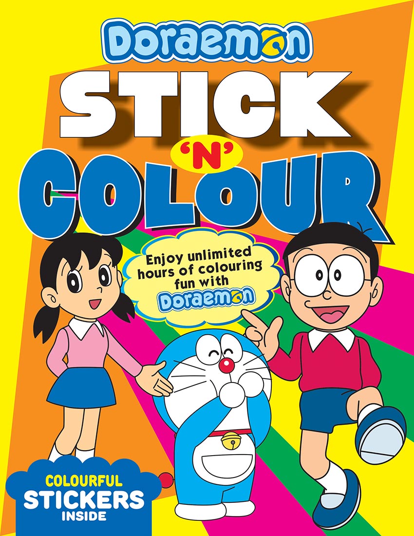 Doraemon Stick ‘N’ Colour (Yellow Cover)