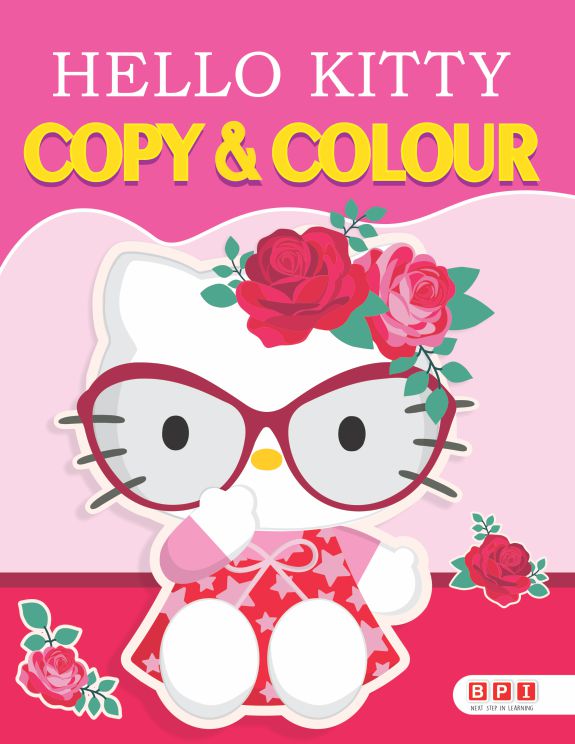 Hello Kitty Copy & Colour Pink