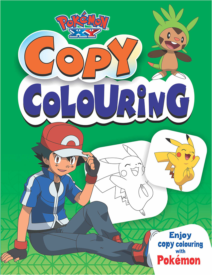 Pokemon Copy Colouring Green