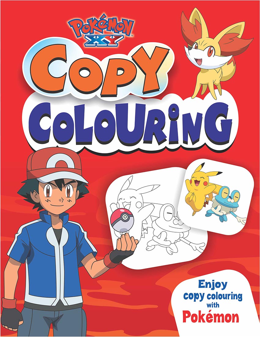 Pokemon Copy Colouring Red